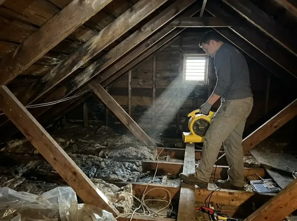 attic-water-damage-drying-proc-007 — frequently asked questions, Emergency Water Extraction & 24/7 Flood Response in Kinnelo…